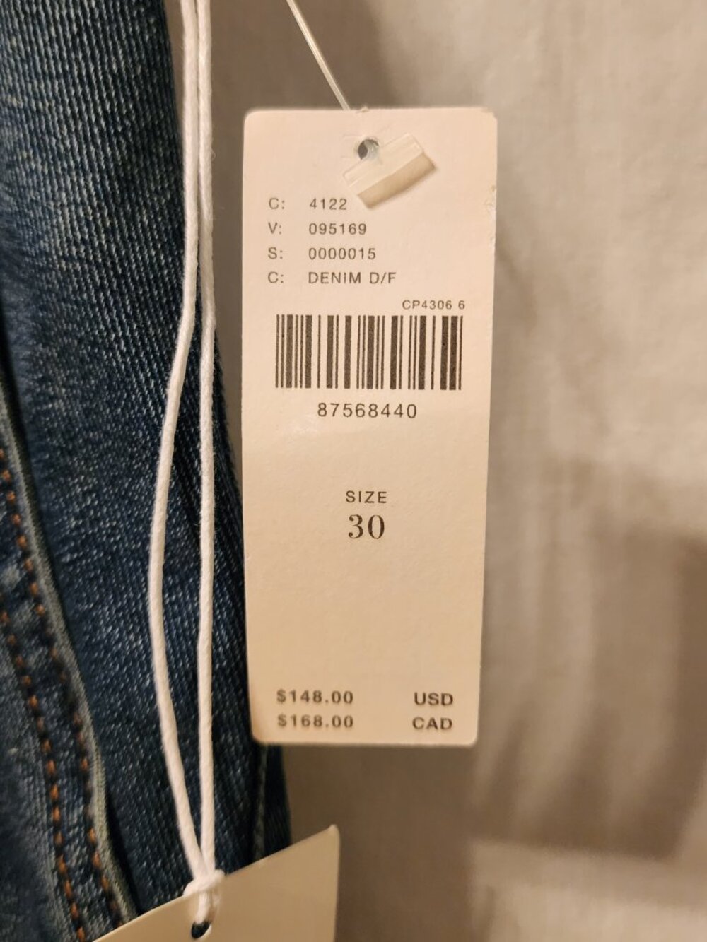Pilcro Anthropologie High Rise Wide Leg Jeans Size 30 NWT $148 - Picture 7 of 15